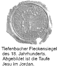 Siegel Tiefenbach 18 Jhd