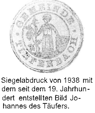 Siegel Tiefenbach 1938