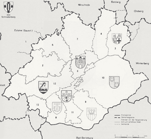 Gebietsplan Schmallenberg